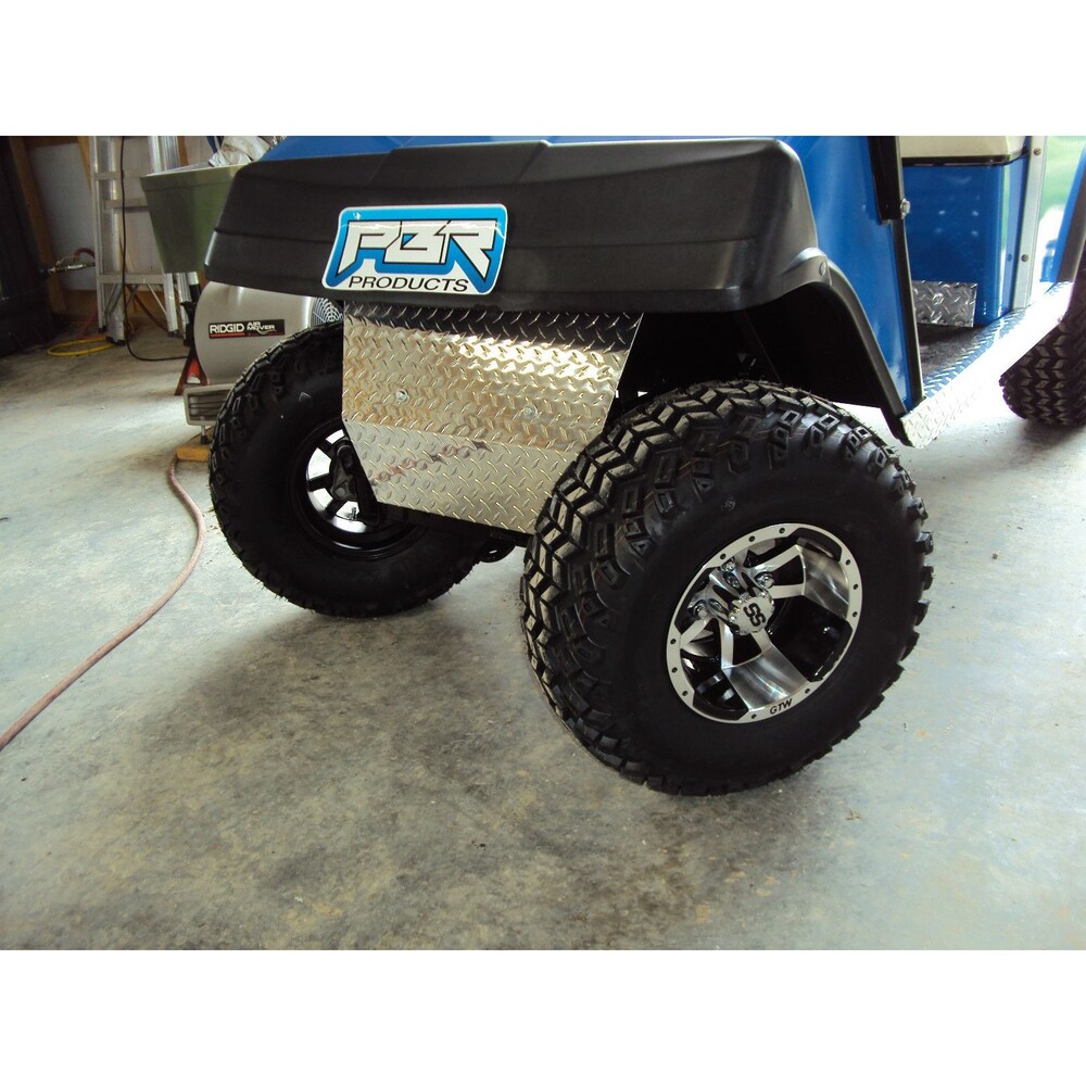 Diamond Plate Front Bumper Shock Cover for EZGO TXT/PDS Golf Cart 94 Made in USA